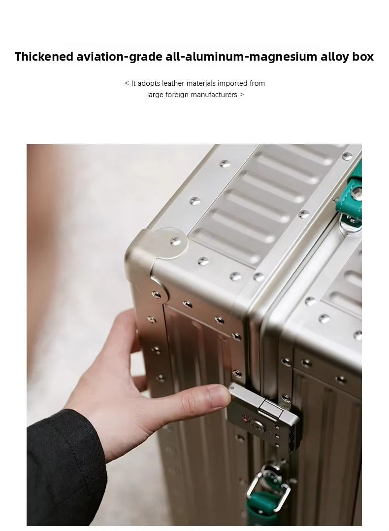 Premium Aluminum Luggage Set
