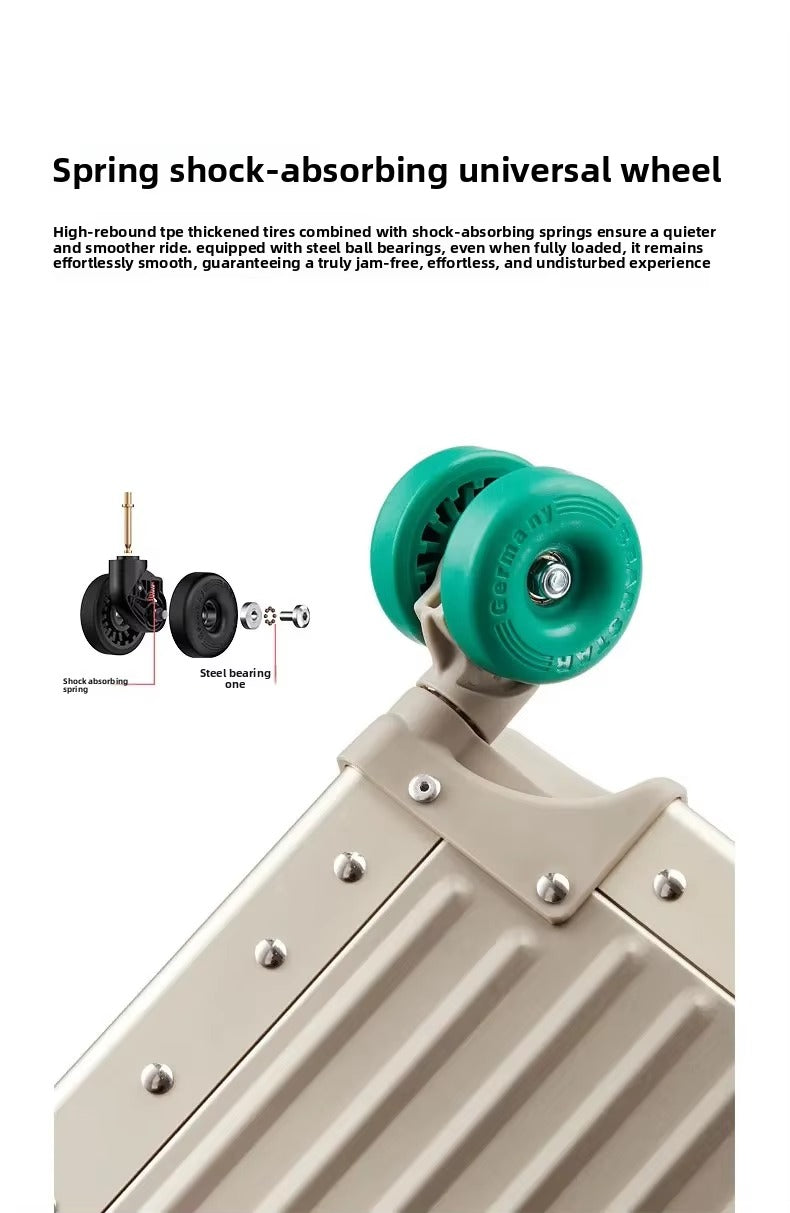 Premium Aluminum Luggage Set