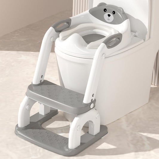 Grismire Potty Training Seat Toilet Baby Kids Foldable Toddler Toilet - Luxovix