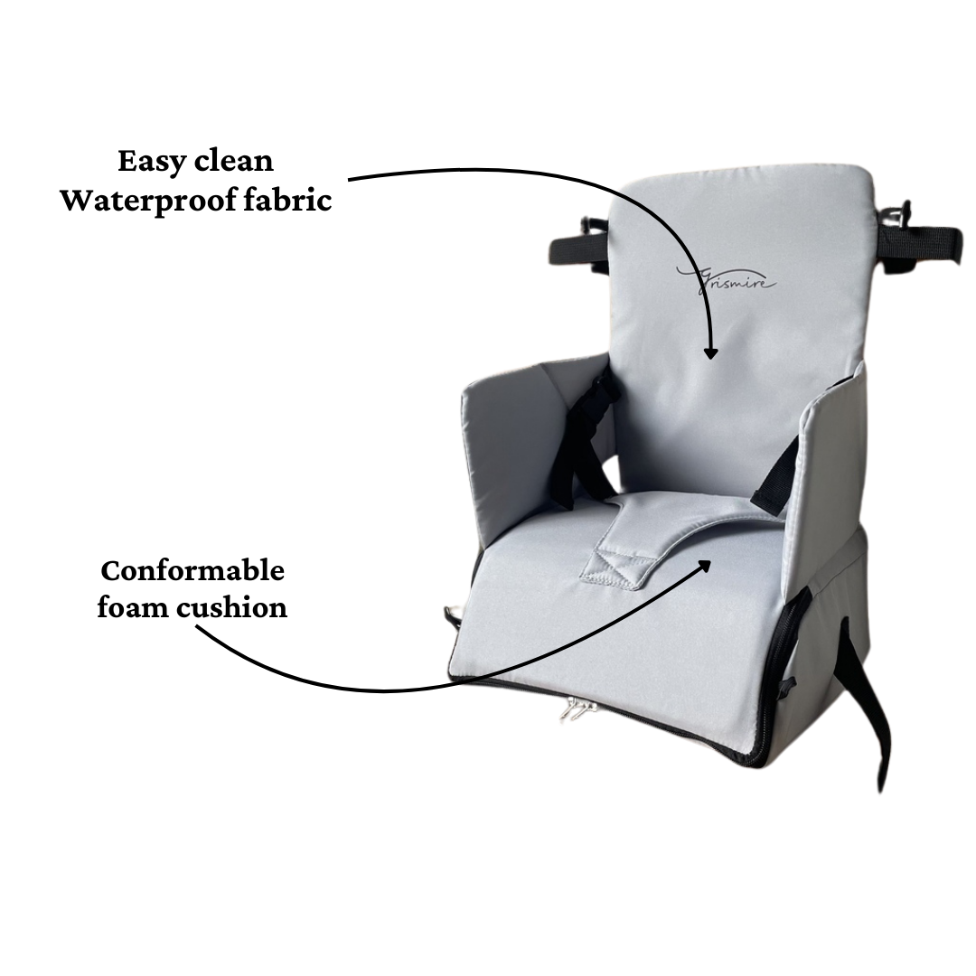Grismire Baby Sit Up Seat Travel Booster Seat  High Chair Portable seat